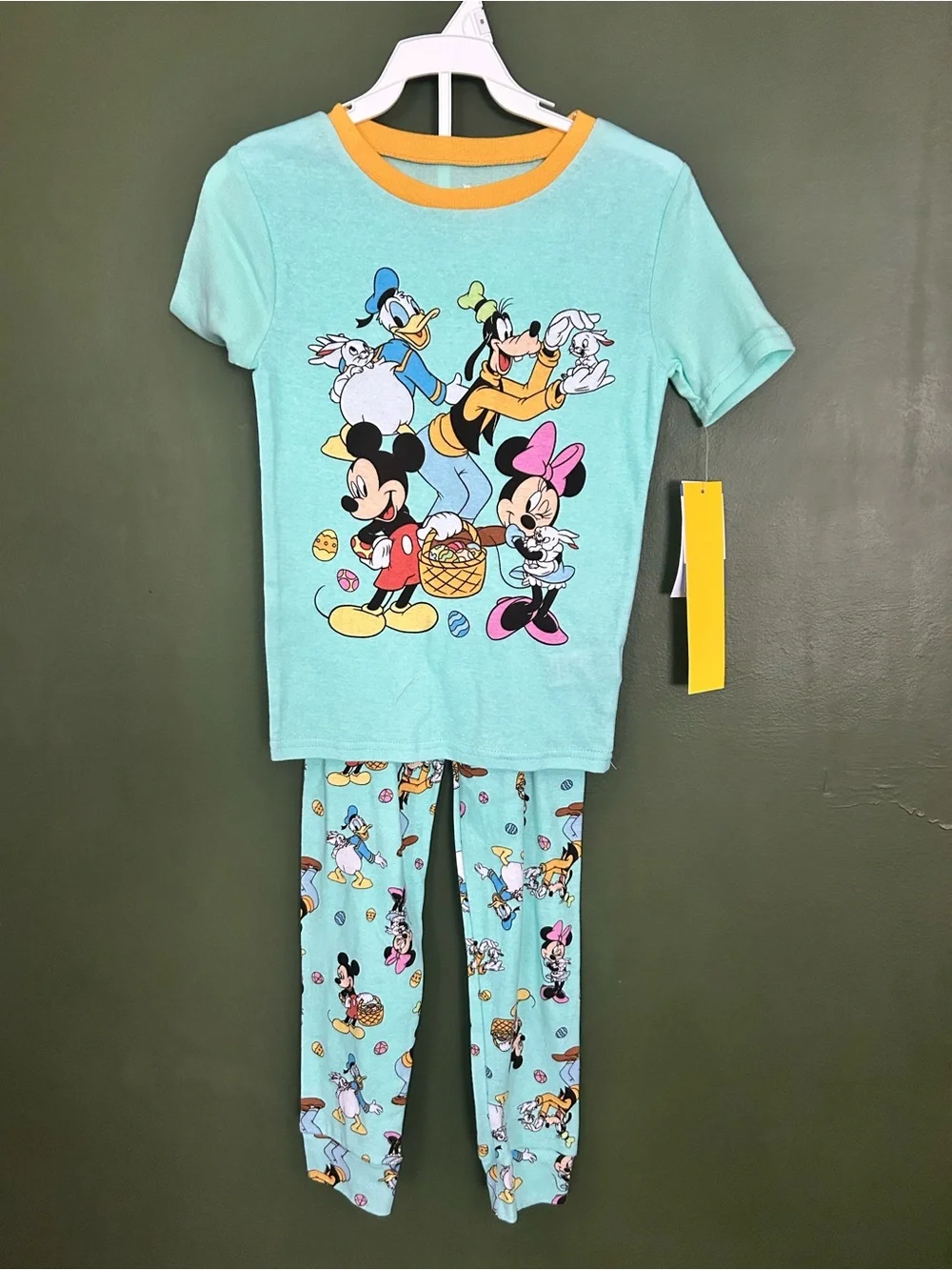 Size 8 Brand New With Tags Mickey Mouse Clubhouse Easter Kids Pajamas